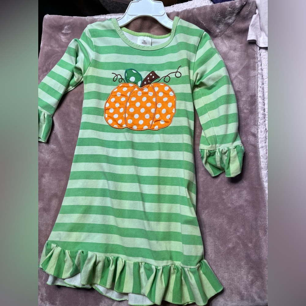 Pumpkin dress toddler size 4-5T
